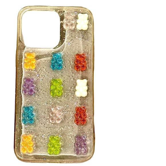Gummy Bear Glittery Iphone 15 Pro Max Case - Picture 2 of 4